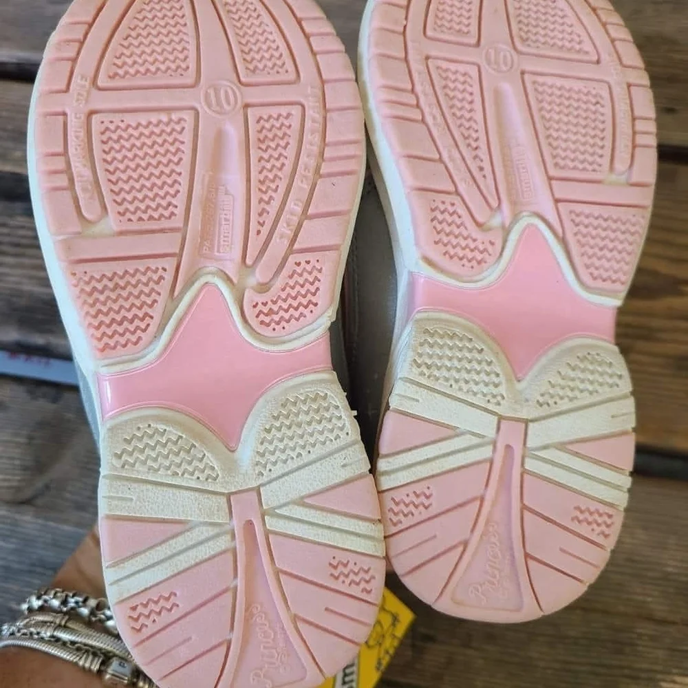 Vintage DISNEY/ PRINCESS / SMART FIT FOR PAYLESS SZ 10C NWT WHITE pink smeakers